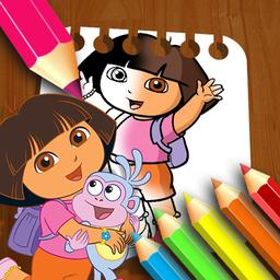 Dora the Explorer the Coloring Book